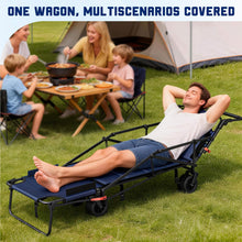 将图片加载到图库查看器,2-in-1 Folding Wagon Cart Chair 650LBS Capacity