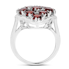 Load image into Gallery viewer, 5.22 Carat Genuine Garnet .925 Sterling Silver Ring