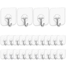 Load image into Gallery viewer, 24-Pack: Adhesive Hooks Kitchen Wall Hooks