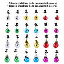 Load image into Gallery viewer, 24-Piece: Christmas Beard Baubles Ornaments Santa Claus Beard Bells