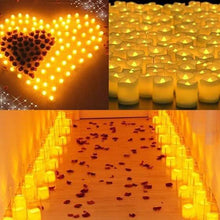Load image into Gallery viewer, 24-Piece: LED Flameless Tea Light Candle