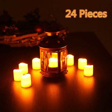 Load image into Gallery viewer, 24-Piece: LED Flameless Tea Light Candle