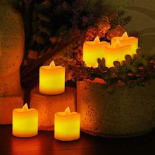 Load image into Gallery viewer, 24-Piece: LED Flameless Tea Light Candle