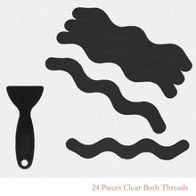 Load image into Gallery viewer, 24-Piece: Safe Tub Strips Adhesive Non-Slip Shower Stickers Set