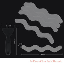 Load image into Gallery viewer, 24-Piece: Safe Tub Strips Adhesive Non-Slip Shower Stickers Set