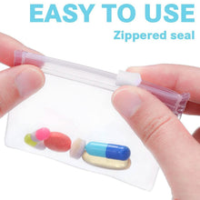 Load image into Gallery viewer, 24-Piece: Zippered Pill Pouch Bags