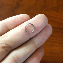 Load image into Gallery viewer, 18G 5/16 Stainless Steel Nose Hoop
