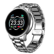 将图片加载到图库查看器,New Smart Watch For Men With IP67 Waterproof Protecion and Heart Rate Fitness Tracker Pedometer For Android and IOS sistems Steel Band Sports Men Smart Watch