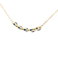Load image into Gallery viewer, Sapphire Diamond Fashion Pendants 10KT Yellow Gold