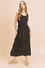 将图片加载到图库查看器,Stylish Side Slit Round Neck Sleeveless Tank Dress For Women Comfortable, Versatile, and Perfect for Casual and Dressy Occasions