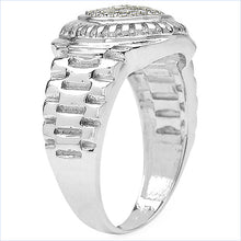 将图片加载到图库查看器,0.20 Carat Genuine White Diamond .925 Sterling Silver Ring