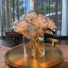 Load image into Gallery viewer, 24k Infinity Rose Eternal with Gold foil LED Enchanted For Christmas Valentine's Day Gift