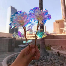 Load image into Gallery viewer, 24k Infinity Rose Eternal with Gold foil LED Enchanted For Christmas Valentine's Day Gift