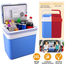 Load image into Gallery viewer, 24L 12V Car Portable Refrigerator Travel Cooler