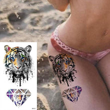 Load image into Gallery viewer, 25 Sheets Flower Rose Luxury Tattoos Waterproof Temporary Sticker 3D Rose Flower Tattoos Body Art Arm Fake Tatoo For Womens