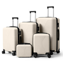 Load image into Gallery viewer, 5-Piece Lightweight Luggage Set with Lock – 12/16/20/24/28 Inch