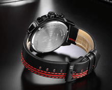 Load image into Gallery viewer, Men's Sports Waterproof Watch With Chronometers And Leather Belt Multifunction Wristwatch Unique Design Perfect Gift