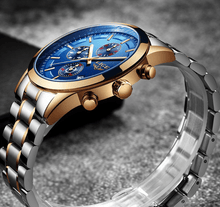 Load image into Gallery viewer, Men's Waterproof Watch With Chronometers And Date Display Unique Design Perfect Gift