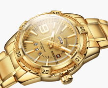 Load image into Gallery viewer, Men's Luxury Stainless steal Waterproof Watch With Day And Date Display Unique Design Perfect Gift In Modern Metal Men Wrist Watch Design