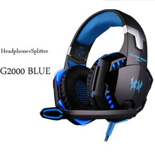 Load image into Gallery viewer, NEW STEVVEX Modern G2000 G9000 Gaming Headsets Big Headphones with Light Mic Stereo Earphones Deep Bass for PC Computer, Laptop and Gaming