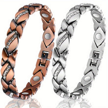 将图片加载到图库查看器,Magnetic Energy Therapy Pain Relief Copper Bracelet For Men And Women