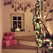 Load image into Gallery viewer, 2.7 Meter Christmas Rattan Garland Decorative