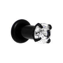 将图片加载到图库查看器,8G Black Clear Cubic Zirconia Plug