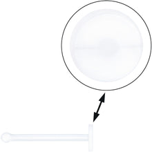 将图片加载到图库查看器,20G Clear Flat Bioplast Nose Retainer