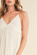 Load image into Gallery viewer, Ruched Plunge Mini Cami Dress For Women β Flattering & Chic with Plunging Neckline and Fitted Design