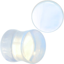 将图片加载到图库查看器,1/2 Argenon Opalite Natural Stone Saddle Plug Set