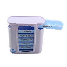 Load image into Gallery viewer, 28 Grid Container Organizer Medicine Weekly Storage Pill 7 Day Tablet Sorter Box Case