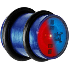 将图片加载到图库查看器,12mm Blue Anodized Titanium Blinking Plug