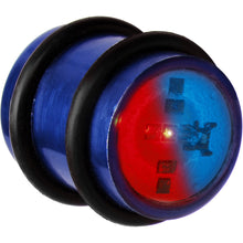 将图片加载到图库查看器,14mm Blue Anodized Titanium Blinking Plug