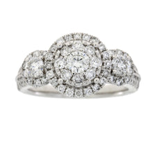 Load image into Gallery viewer, 1.50ct Diamond 3 Stone Ring 14KT White Gold
