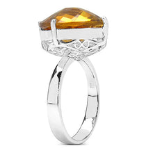 Load image into Gallery viewer, 9.05 Carat Genuine Citrine .925 Sterling Silver Ring