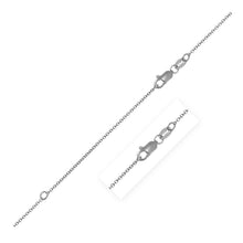 Load image into Gallery viewer, Extendable Cable Chain in 14k White Gold (1.0mm)