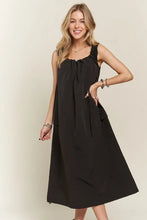 Load image into Gallery viewer, Drawstring Slit Back Cargo Summer Dress For Women – Trendy Utility-Inspired Dress with Adjustable Fit and Slit Back for Casual and Everyday Wear