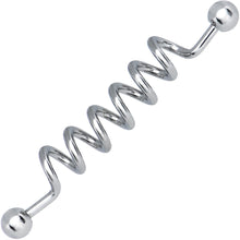 Load image into Gallery viewer, Spiral Surgical Steel Industrial Project Bar 47mm