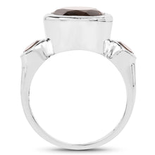 Load image into Gallery viewer, 3.56 Carat Genuine Smoky Quartz .925 Sterling Silver Ring