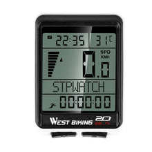将图片加载到图库查看器,Bicycle Computer Road Bike Table Light Wired Wireless Waterproof Luminous Speedometer Waterproof Cycling Odometer Smart Sensor Auto Wake-Up Multi-Function Bicycle Speed Tracker With LCD Backlight Display