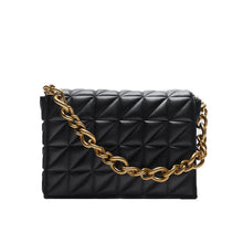 Load image into Gallery viewer, New Adorable Women's Handbag Green Small Flap Shoulder Bag In Thick Metal Chain Women's Clutch Bags Luxury Ladies Shoulder Purse