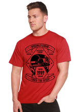 将图片加载到图库查看器,Speedway Legend Spun Bamboo® Men's Bamboo Viscose/Organic Cotton Short Sleeve Graphic T-Shirt