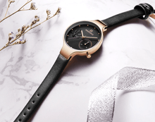 Load image into Gallery viewer, Elegant Women's Analog Quartz Watch With Leather Belt Waterproof Wristwatch Excellent Design Perfect Gift