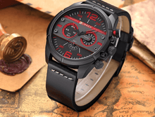 Load image into Gallery viewer, Men's Waterproof Retro Style Watch With Excellent Background, Chronometers Large Numbers Perfect Gift