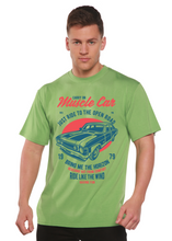 将图片加载到图库查看器,Muscle Car Spun Bamboo® Men's Bamboo Viscose/Organic Cotton Short Sleeve Graphic T-Shirt