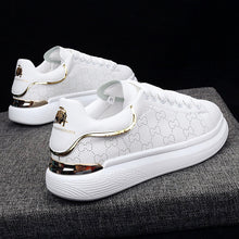 Load image into Gallery viewer, New Fashion White High Quality Women's White Thick Soled Sports Casual Couple Shoes Summer Lace-Up Trainers Gym Tennis Running Breathable High Quality Sneakers