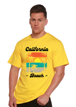 Load image into Gallery viewer, California Beach Unisex Bamboo Viscose/Organic Cotton Short Sleeve Graphic T-Shirt