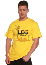 Load image into Gallery viewer, Los Angeles Unisex Bamboo Viscose/Organic Cotton Short Sleeve Graphic T-Shirt