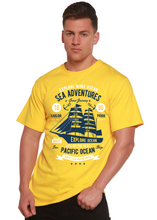 Load image into Gallery viewer, Sea Adventures Spun Bamboo® Men's Bamboo Viscose/Organic Cotton Short Sleeve Graphic T-Shirt