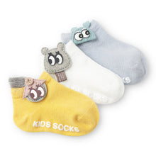 将图片加载到图库查看器,3 Pair/ SET Baby Newborn Cotton Ankle Socks for Toddler Baby Girls Anti-slip Floor Sock Bowknot Flower Socks For Baby and Kids from 0-24M